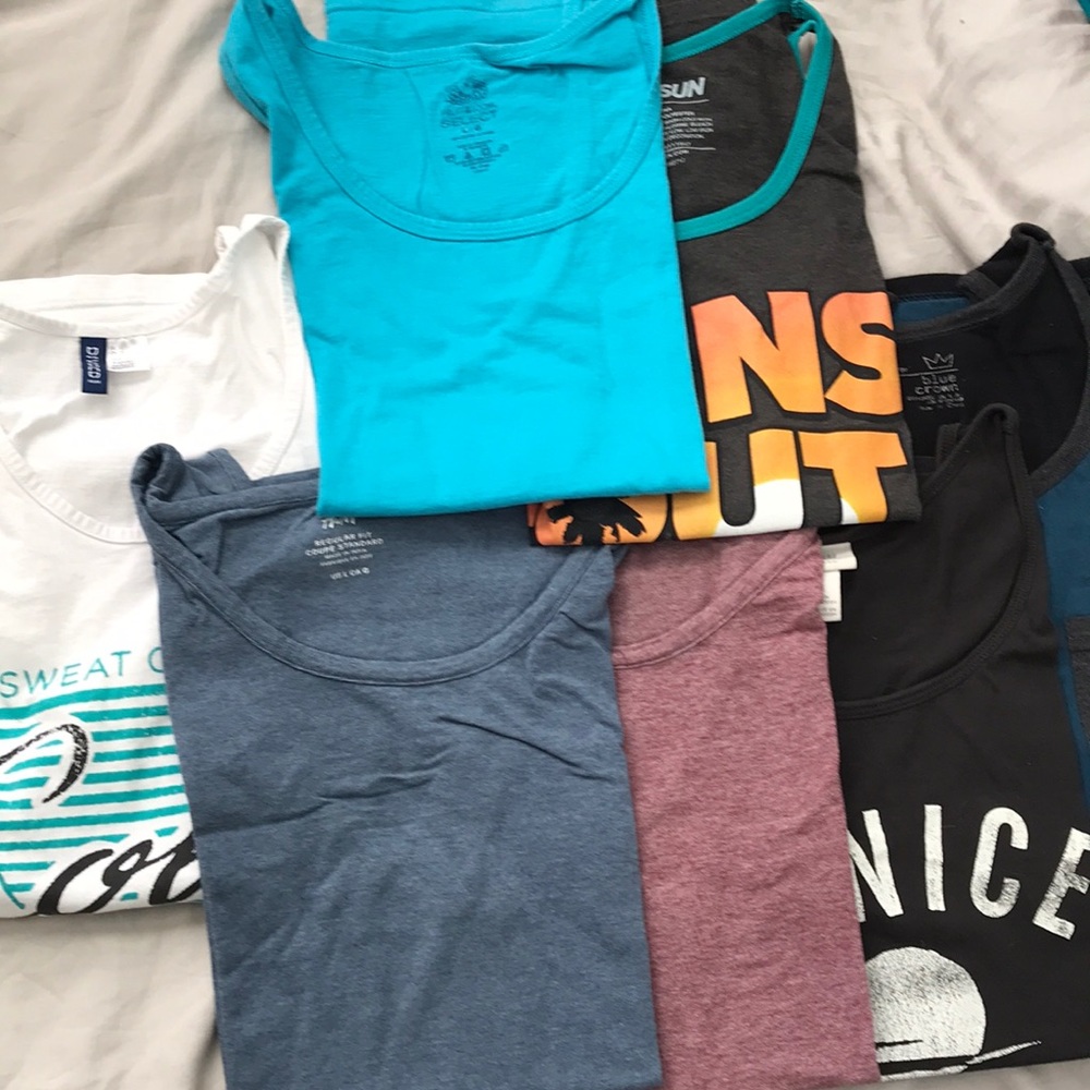 seven muscle tees